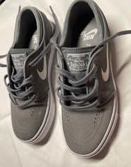Nike SB Stefan Janoski Zoom Air Gray Youth US Size 4 (Great Condition)