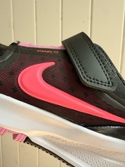Nike Dynamic Fit Kids Sneaker Black Pink White 11.5C HF7005-005