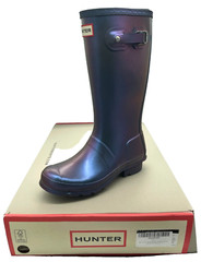 Hunter Original Nebula Rain Boot Stornoway Blue Little Kid Size 2