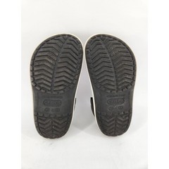 Crocs Crocband II Clogs Kids Size C10/11 Black White Slip On Sandals 11990