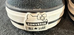 Converse Hello Kitty x Chuck Taylor All Star Madison Ox Black Size 11.5 Kids EUC