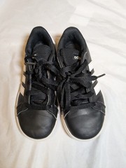 Adidas Black And White Sneakers Size 11.5 Kids