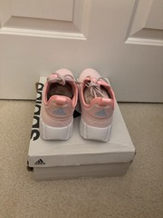 Adidas Kaptir Flow Sneaker Clear Pink White Size 4 New