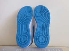 Nike Air Force 1 (Gs) Hare White-Blue Fury Sz 5.5Y [DM3353-100]