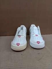 Nike Air Force1 (Gs) Style- 314192, White/pink/red, Sz 5y