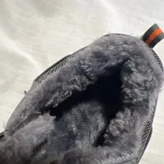 Children Hook & Loop Printed Design Fur Lined Shoes Boy Or Girl Size 35/3
