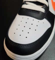 Nike Dunk Court Borough Low 2 GS White/Orange/Black Boys Size 7y NEW 2023