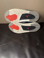 Jordan Air Jordan 4 Retro GS Dark Grey Infrared 23 Black Suede 3Y