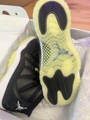 Air Jordan 11 Retro GS ‚Inner Beast‘ Black Barely Volt IB1378-001 Size 7Y