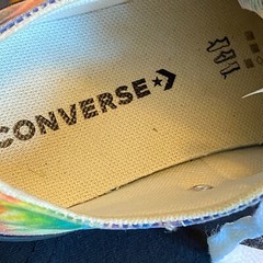 Converse Chuck Taylor All Star OX Low Top Shoes Unisex Size 2 Tie Dye Rainbow