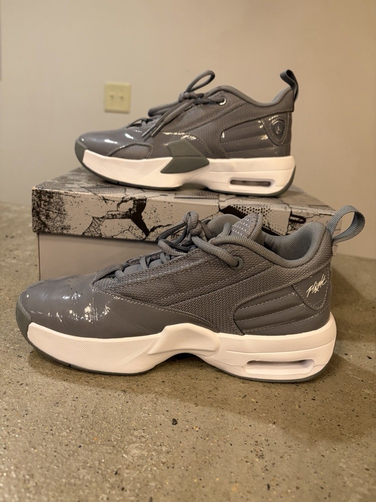 Jordan Day1 E.O. (GS) Gray/White Basketball Sneakers Kids 6Y FREE SHIP