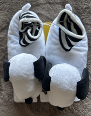 Peanuts Snoopy Baby Slippers 11/12 | Soft Plush Dog House Shoes | Kids Indoor