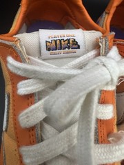 Nike Player One Wally Waffle Trainer 2 DN4125-800 Youth Size 2 Purple Orange