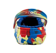 Crocs Z19105* Unisex Kids Multi Classic Lined Clog Shoes Size J4