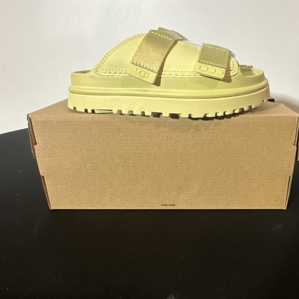 UGG K GOLDENGLOW SLIDE Slide Yellow Unisex Kids Sandal US 1