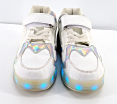 XBH White Light Up Roller Skate Shoes Euro Size 38 US Mens 5.5 Women’s 7 Unisex