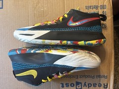 Nike Kyrie Flytrap 6 SE GS Kids Black Multicolor Basketball Shoes 6Y