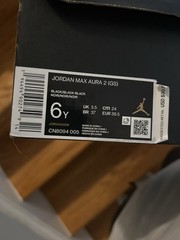 Size 6 (GS) – Jordan Max Aura 2 Mid Triple Black
