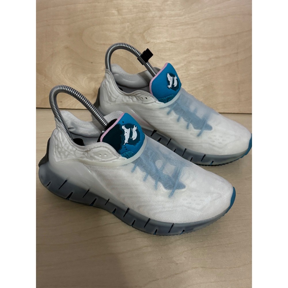 Reebok Ghostbusters Zig Dynamica Kids Shoes White Blue Pink H03292 Size 5Y