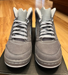 Nike Jordan 5 Retro PS Light Graphite White Wolf Grey 440889 002 Size 3Y