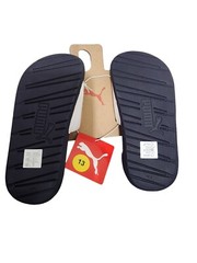 NWT PUMA Cool Cat Kids Slides Sandals Beach Pool RED / WHITE / BLUE Size 13