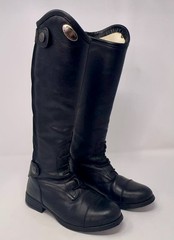 Parlanti Passion Field Riding Boots Kids EU 31/13 Black Leather Equestrian