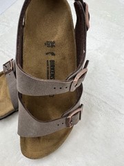 Birkenstock Roma Mocha Strap Sandal Shoes Kids Size 34 Pristine Condition!