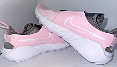 Nike Flex Runner 2 GS Pink Foam White Grey Sneakers DJ6038-600 Size 7Y