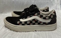 VANS Autism Acceptance Comfycush Old Skool V Juniors Shoes – GRAY…Black Size 3