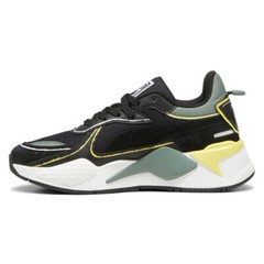 PUMA RsX Spongebob JR Lace Up YOUTH Boys White Sneakers Casual ~ Size 6