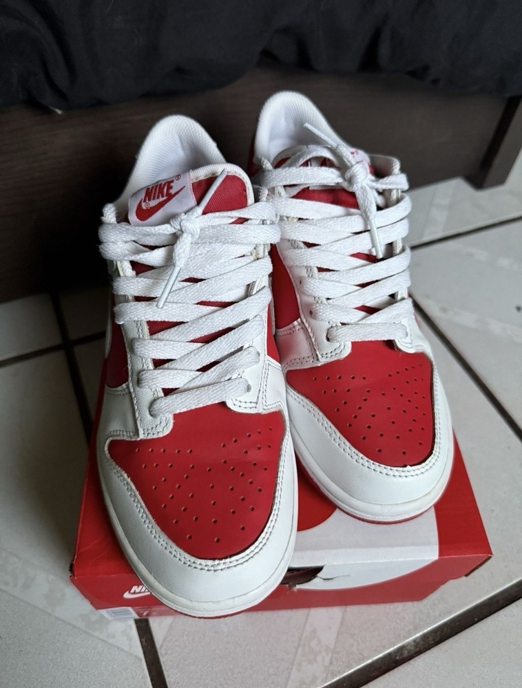 Champion Red Dunks Size 7.0