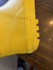 Hisea Rain Boots/Kids/Yellow Rubber Boots Youth Size 2 Little Kid/Worn To Try On