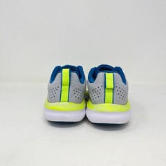 Under Armour Assert 9 Low Gray Neon Yellow Athletic Running Shoes Youth Size 5