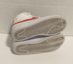 Nike Blazer 77 Mid White/Picante Red (Youth 4Y) (Women 5 1/2) DA4086-110