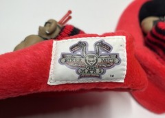 Vintage 1994 Biker Mouse From Mars Children’s Slippers Medium 7-8 Red Black Rare