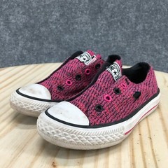 Converse Shoes Junior 13 One Star Sneakers Pink Lace Up Casual Round Toe 46619FT