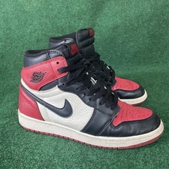 Air Jordan 1 Retro High OG BG ‘Bred Toe’ Size 7Y 575441-610 *No Insole*