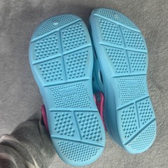 Joybees Clogs Kids Size J3 Blue Pink Lightweight Water Friendly Slip On Shoes