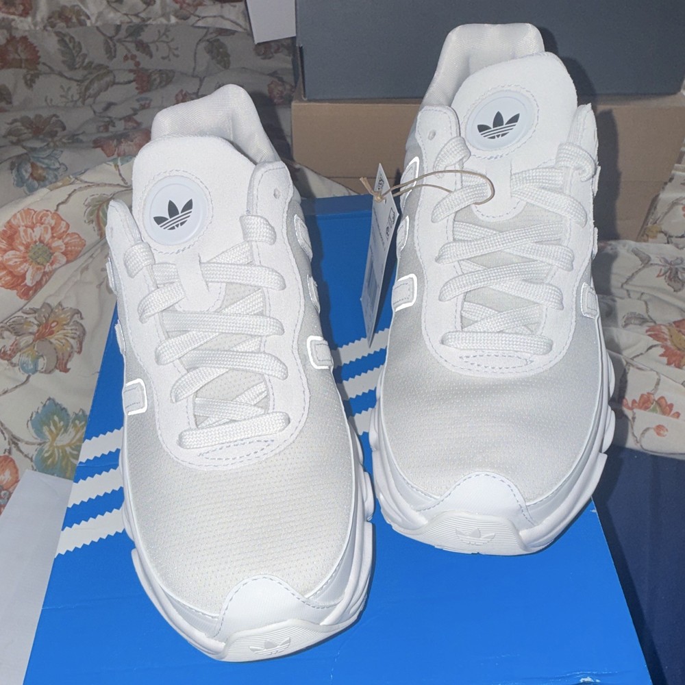 adidas adiFOM Megaride J White Athletic Sneaker Unisex Kids US 6 JH6513