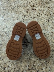 FabKids Kids Cuff Lace Up Boot Brown size Youth 13