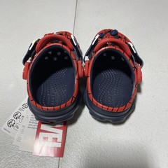NWOT Crocs Marvel Team Spider Man All Terrain Kids Clogs Sandals Red, Size 5c