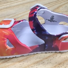 Tommy Bahama Sandals Children 7/8 Ankle Strap Multicolor Buckle Comfort Open Toe