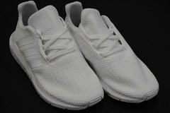 [F34318] NEW KID’S ADIDAS ORIGINALS SWIFT RUN C PRE SCHOOL WHITE WHITE AK80