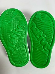 Childrens Native Grasshopper Green Shell White Jefferson Shoes NEW! NIB