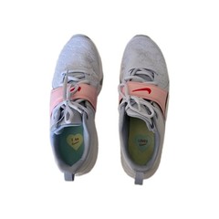 Nike Flex Runner Unisex Kids Low Top Mesh Sneakers Gray/Pink/Red US 6.5