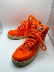 Nike Air Force 1 High LV8 GS Just Do It AV7951-800 Kids 5.5 Sneaker Orange Shoes