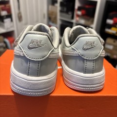Nike Air Force 1 Low Easy On Toddler (PS) 10.5c White Gray Fn0237-007 No Og Box