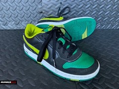 2007 Nike Prestige 313474-031 Multi-Color LowTop GS Youth Size 5.5Y Neon Green