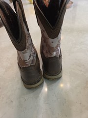 Durango Square Toe Boots Desert Digital Camo DBT0208C Sz 2M Western Kids