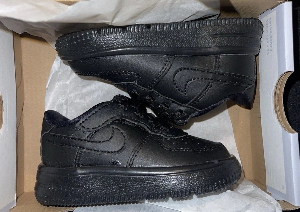 Nike Air Force 1 Low Black Size 5c Toddler Kids Shoes New With Box